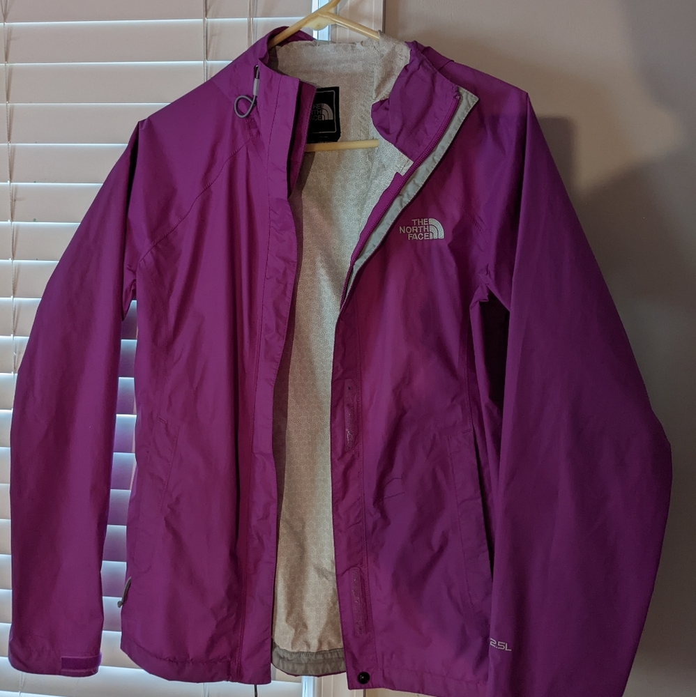 North Face raincoat